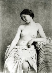 नग्न महिला मॉडल, c.1850